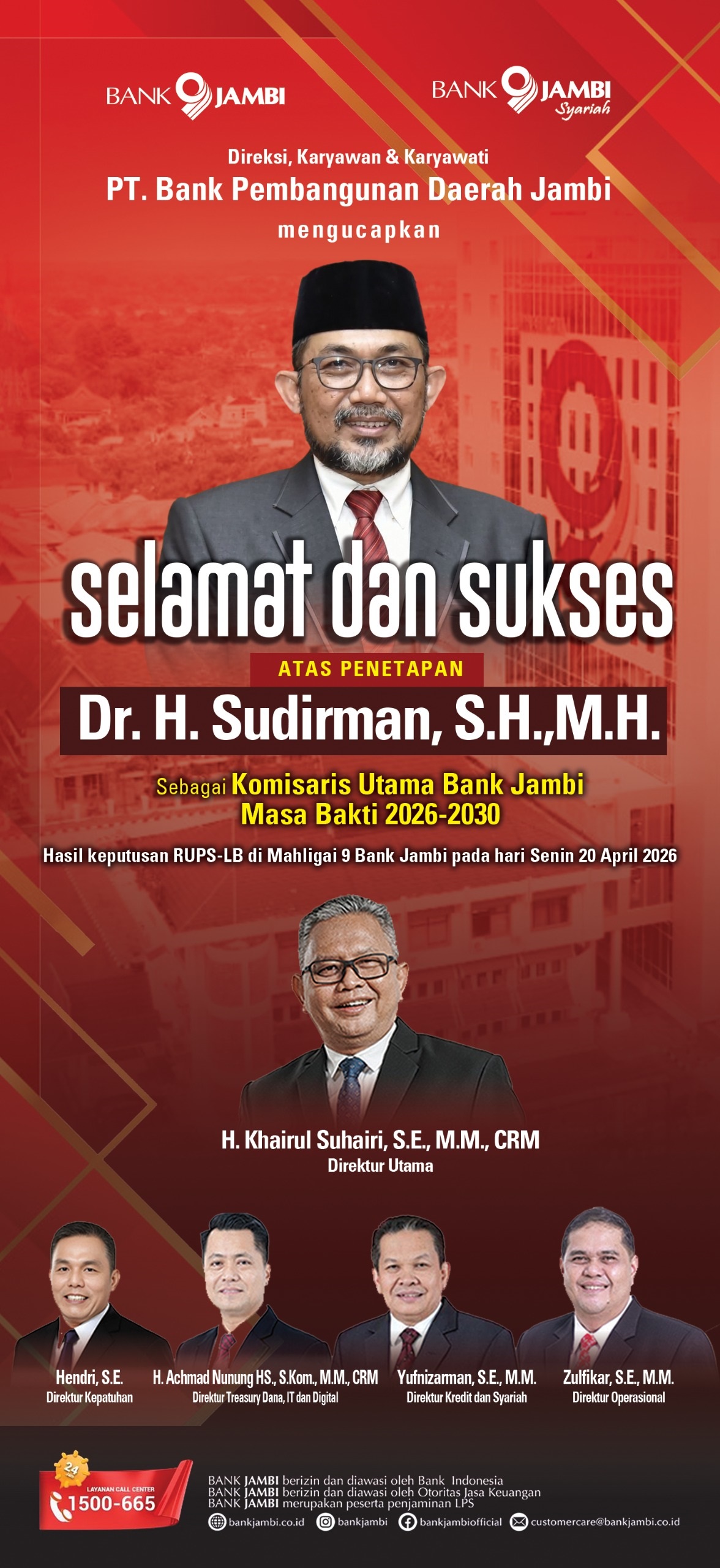 BANK JAMBI UCAPAN SUDIRMAN