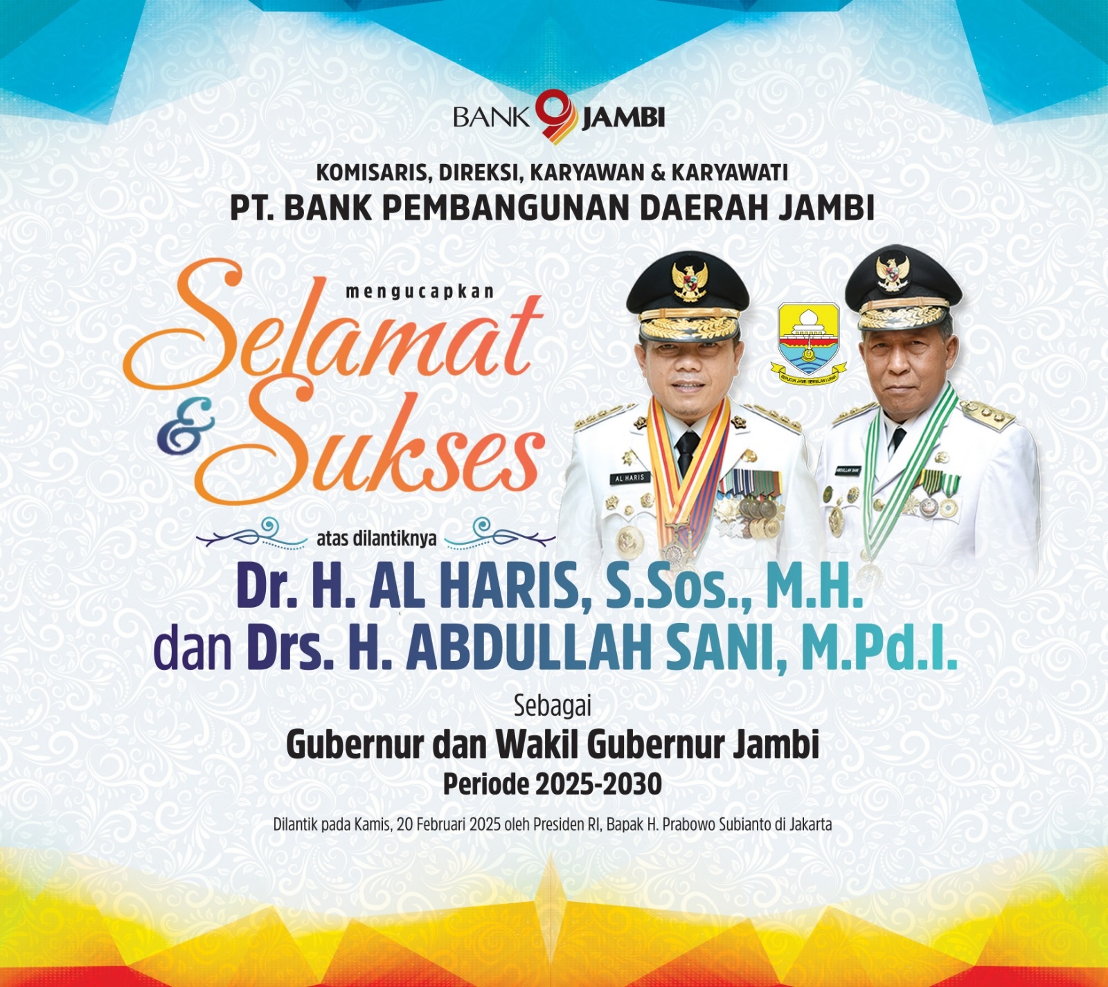 BANK JAMBI GUBERNUR