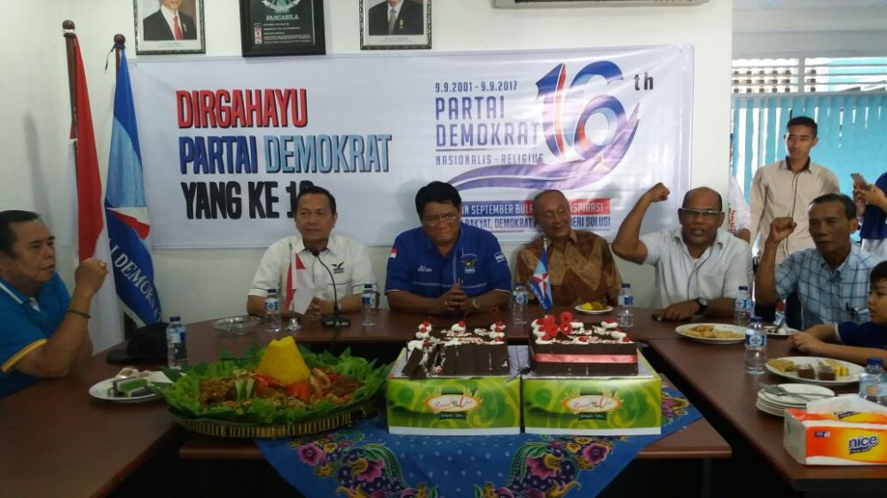 Demokrat Jambi Rayakan HUT ke 16