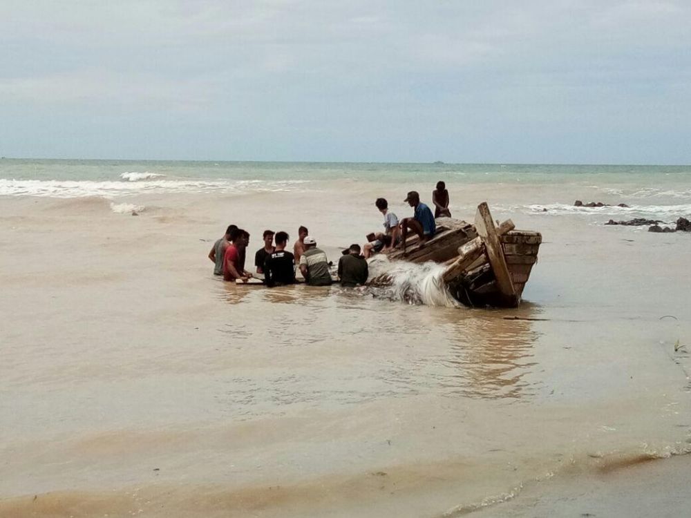 Perahu Nelayan Jambi Ditemukan di Bangka