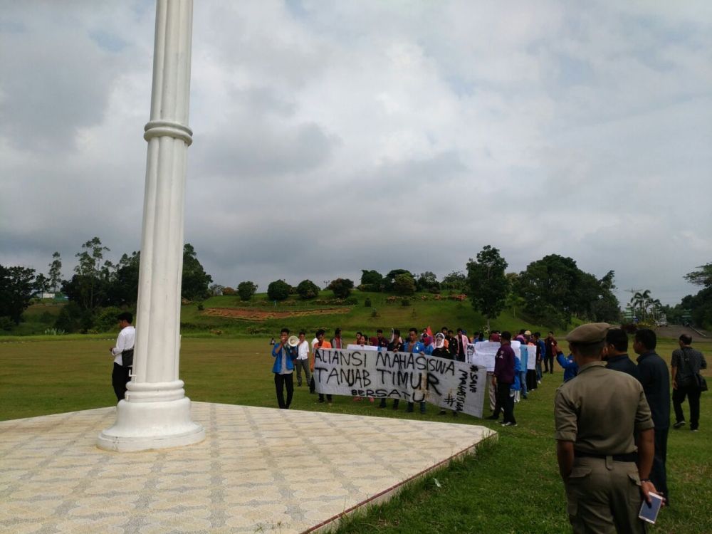 Mahasiswa Tanjabtim Tuntut Transparasi Beasiswa