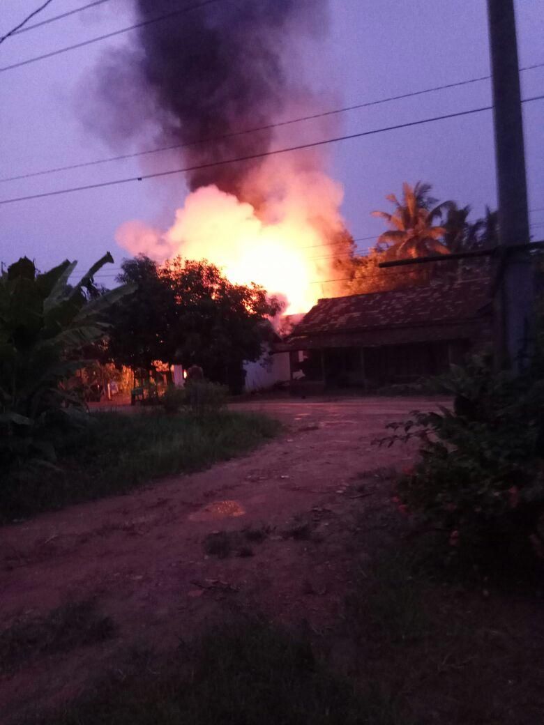 Korban Alami Luka Bakar, Rumah Pengecer Gas Melon Diamuk Si Jago merah