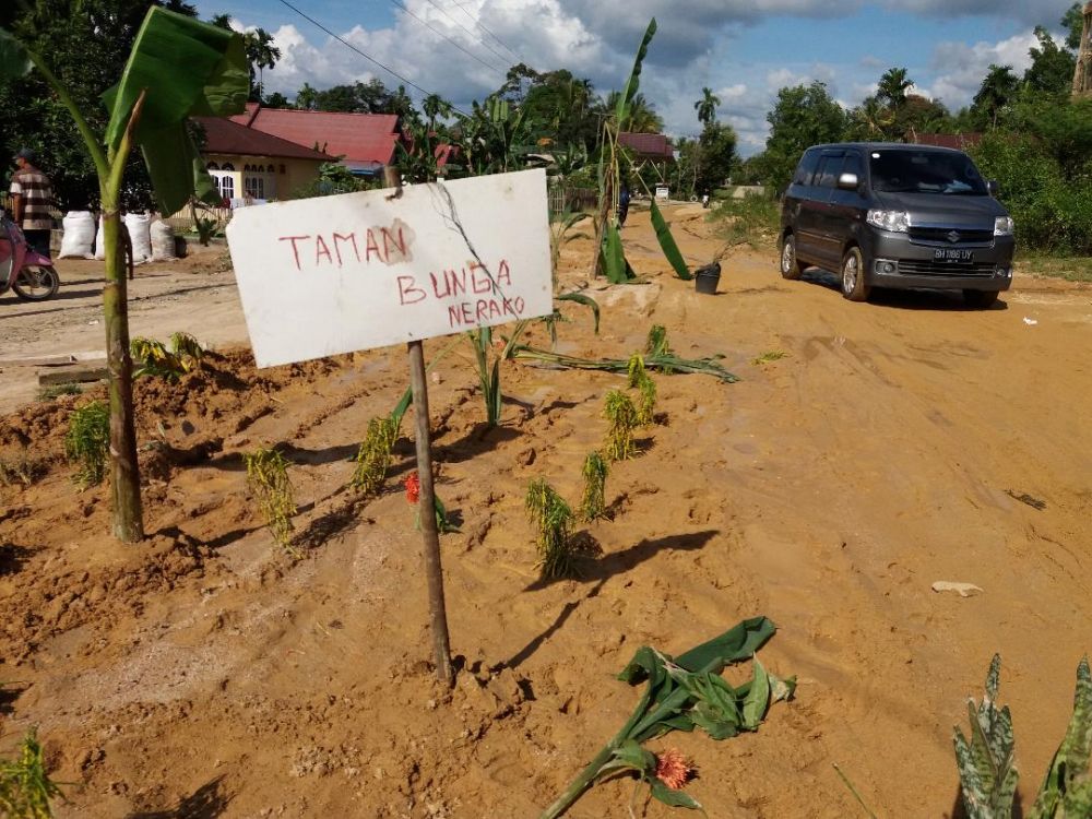 Ada ‘Taman Bunga Neraka’ di Rantau Pandan