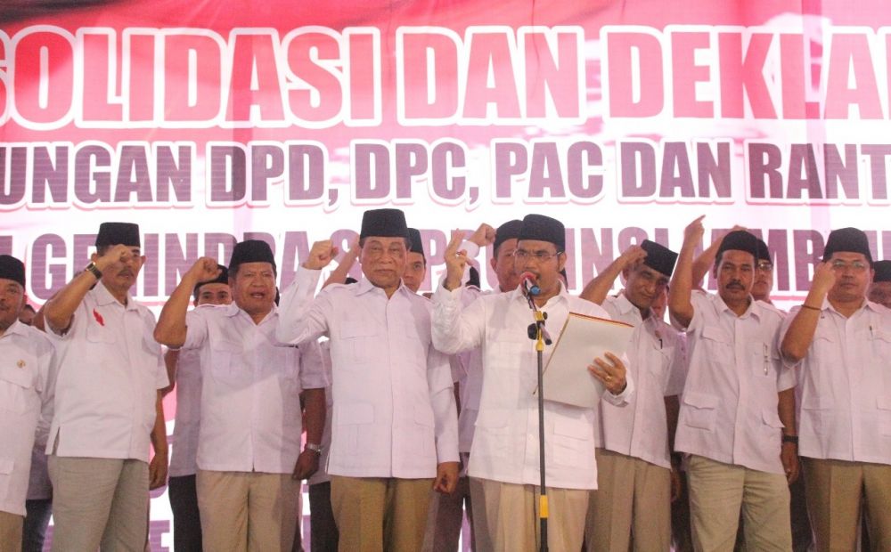 Gerindra Jambi Deklarasi Dukung Prabowo