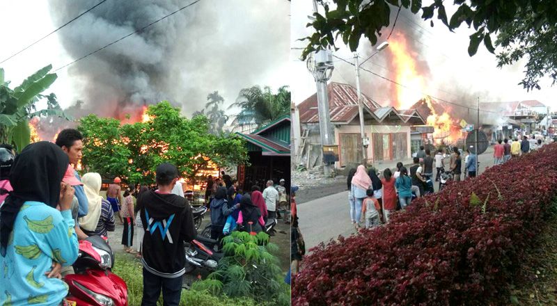 5 Rumah dan Bedeng Ludes, Dalam Sehari, Api Mengamuk di Empat Wilayah