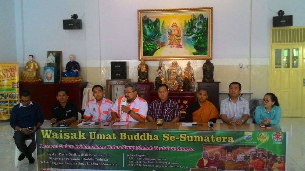 Ribuan Umat Budha Bakal Berkumpul di Candi Muaro Jambi