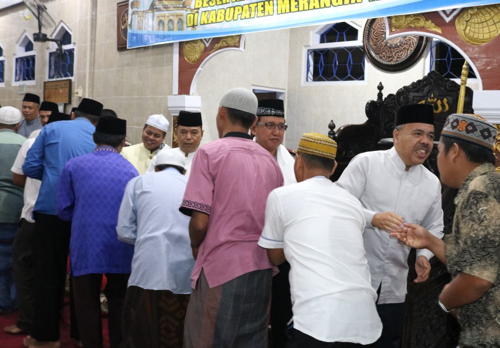 Pjs Bupati dan Sekda Dampingi  Kapolda Jambi Safari Ramadhan ke Merangin