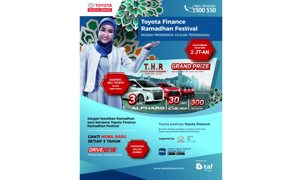 Toyota Finance Ramadhan Festival Berhadiah Doorprize THR dari Toyota