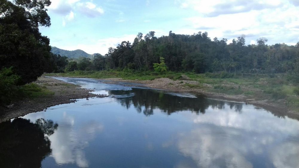 Lebaran, Air Sungai Batang Asai Bersih