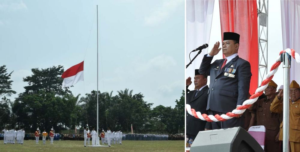 Upacara HUT RI ke-73 di Merangin Berlangsung Khidmat