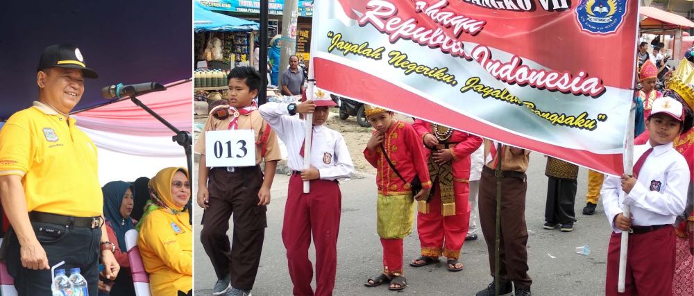 Semarak Pawai HUT RI ke-73 di Merangin