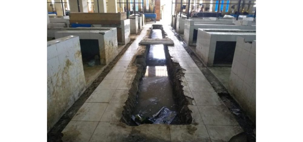 Pedagang Keluhkan Drainase Pasar Tradisional Modern Bungo