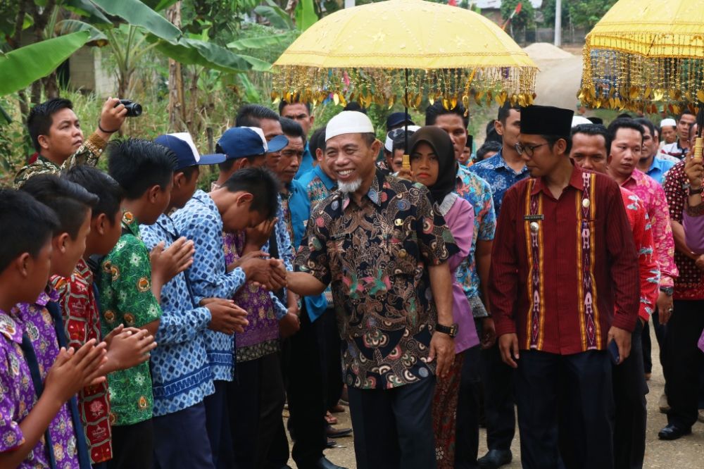 Kunker Perdana, H Mashuri ke Desa Pulau Bayur