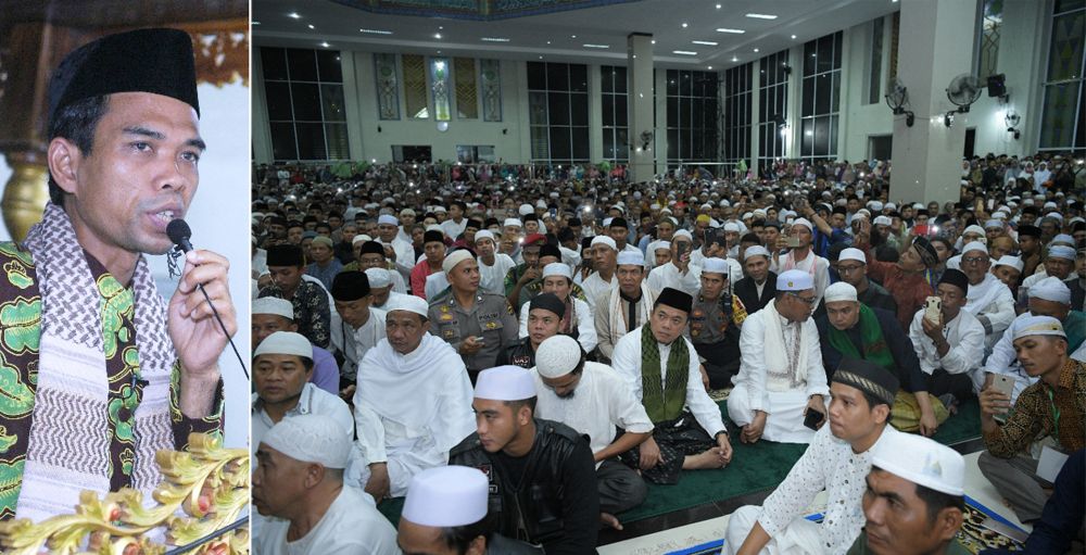 Spektakuler, Tabligh Akbar UAS di Merangin