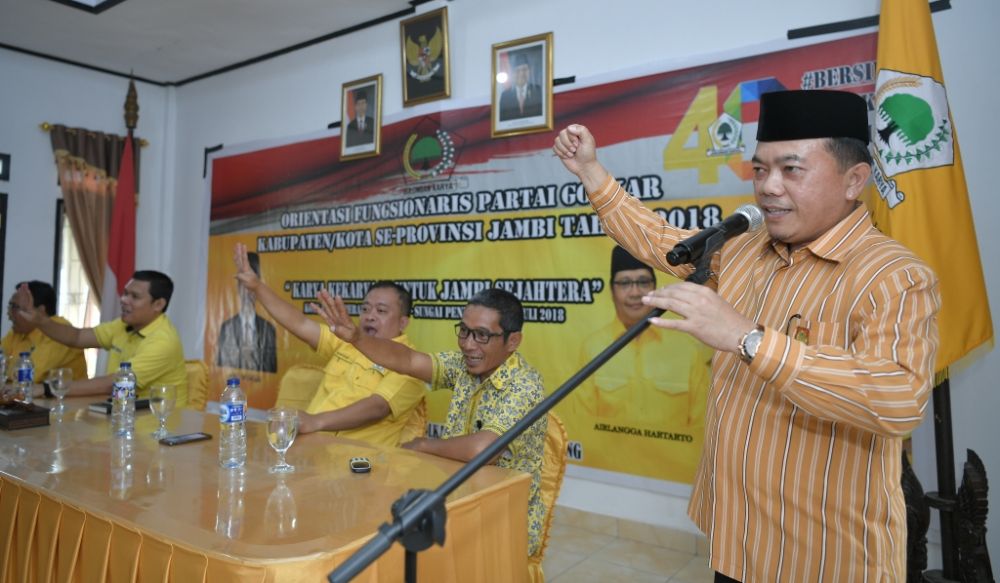 H Al Haris Buka Orientasi Fungsionaris Partai Golkar