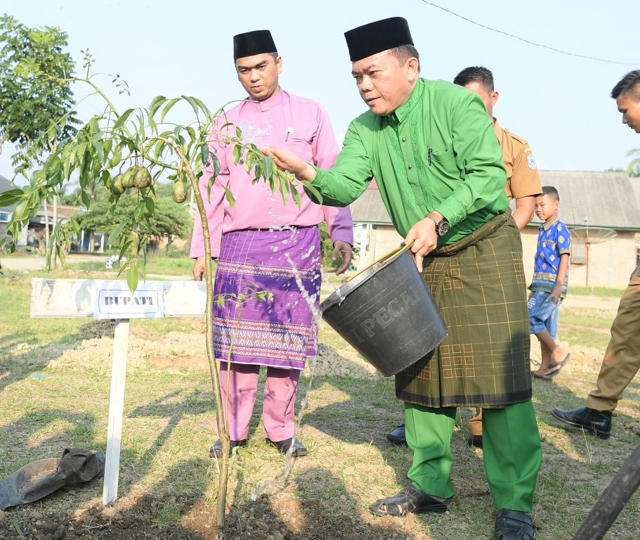 Bupati Merangin Canangkan Green Office, Pengukuhan LAM Delapan Desa di Tabir Selatan