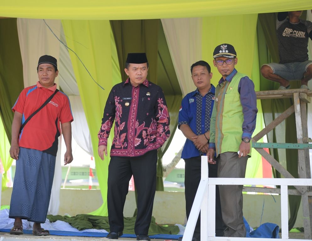 Bupati dan Ketua TP PKK Pantau Persiapan MTQ