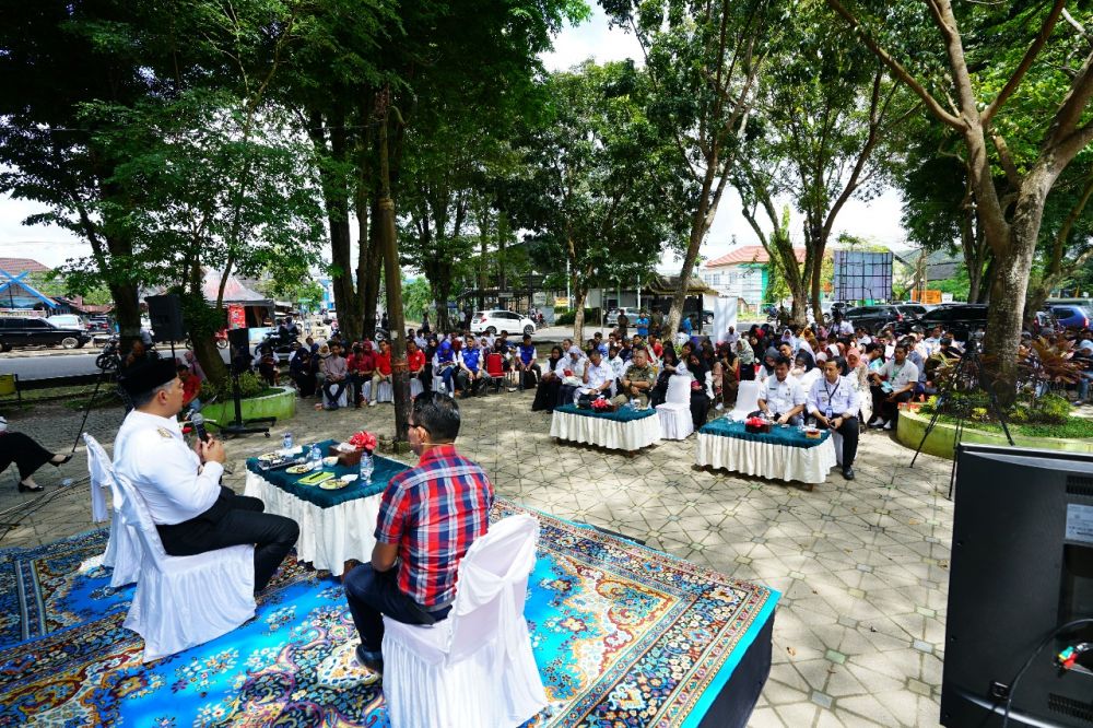 Diskusi Publik Kota Jambi \'Becakap\' Lounching, Ngobrol Santai Dengan Konsep Kekinian