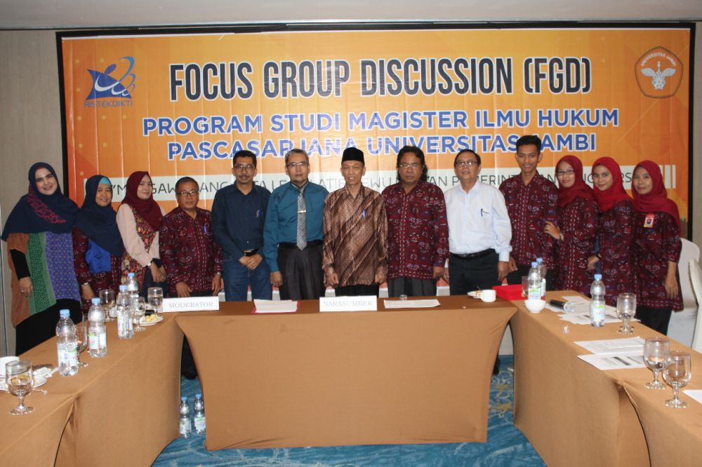 FGD Prodi Magister Ilmu Hukum Pascasarjana Unja