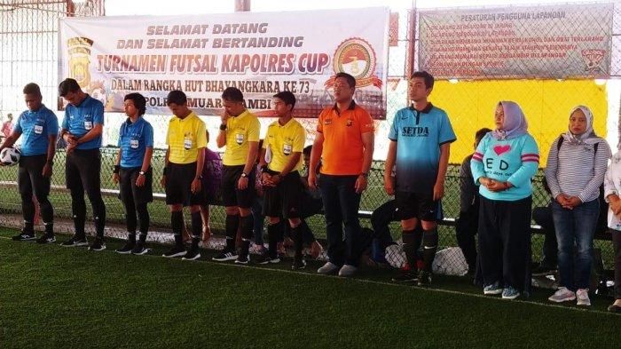 Sekda Muarojambi Ikuti Turnamen Futsal Bhayangkara Cup