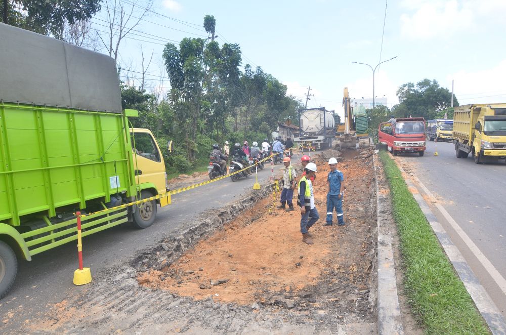 Batas Kota Macet 2 KM