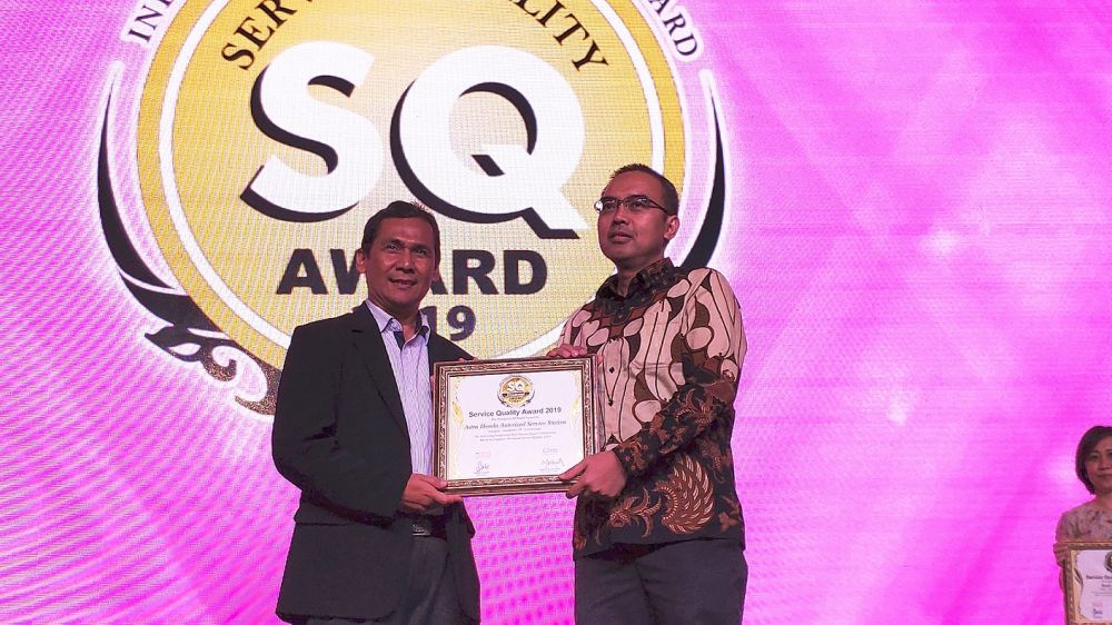 Beri Layanan Terbaik, Bengkel AHASS Kembali Raih SQ Award