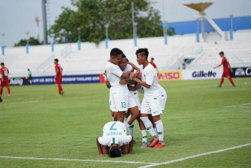 Giliran Singapura Dibabat Garuda Muda