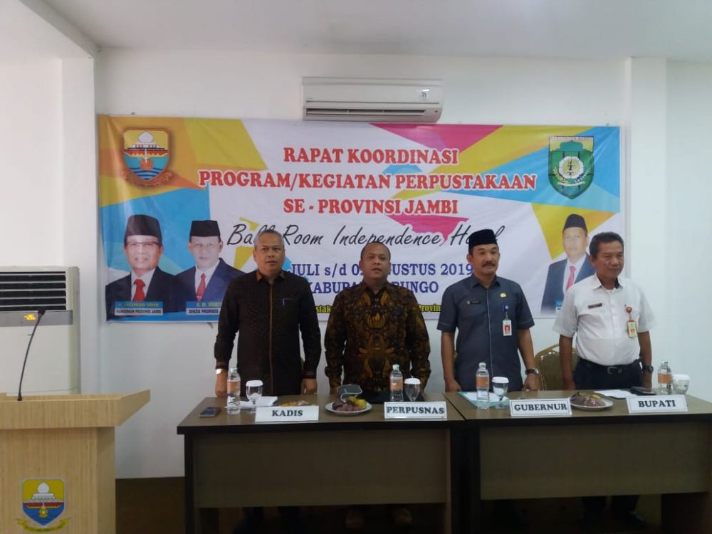 Dinas Perpustakaan dan Arsip Daerah Provinsi Jambi Gelar Rapat Koordinasi