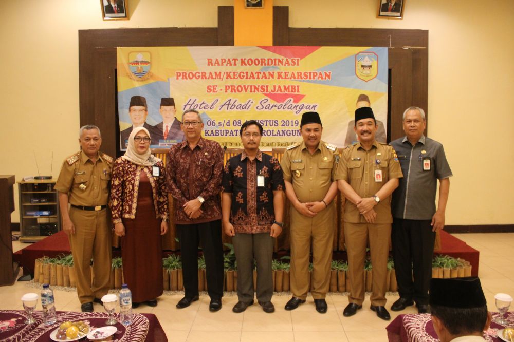 Rakor Program Kearsipan DPAD Provinsi Jambi Tahun 2019