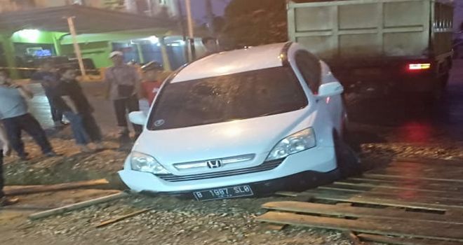 Minim Rambu Jalan, Penggerjaan Drainase di Pasar Sarolangun Kerap Buat Penggendara Celaka