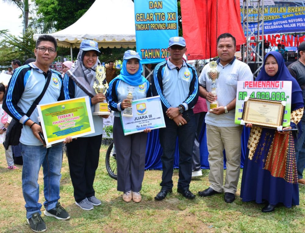 Tebo Raih Tiga Penghargaan pada Puncak BBGRM, HAN dan TTG Tingkat Provinsi Jambi