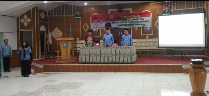 Bupati Adirozal Buka Sosialisasi Peralihan Bansos Rastra Menjadi BNPT