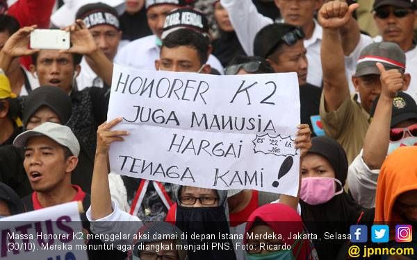 Honorer K2 Semakin Tua, Tidak  Ada Jalur Khusus CPNS 2019