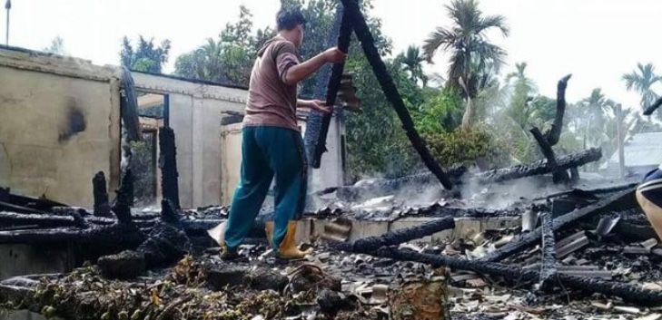 Kebakaran Hebat di Pemayung, Dua Rumah Ludes