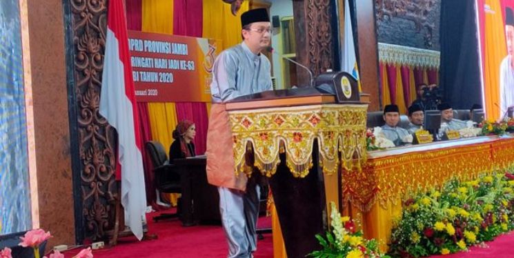 Jadi Tamu Utama HUT Provinsi Jambi 63, Wamen Perdagangan : Harus Sinergi Ditengah Ketidakpastian Global dan An