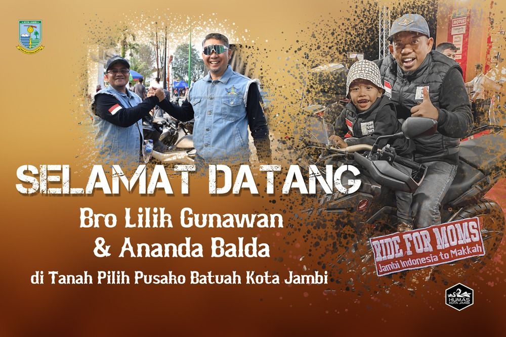 Tiba di Jambi, Pemkot Jambi Sambut Lilik Gunawan dan Balda