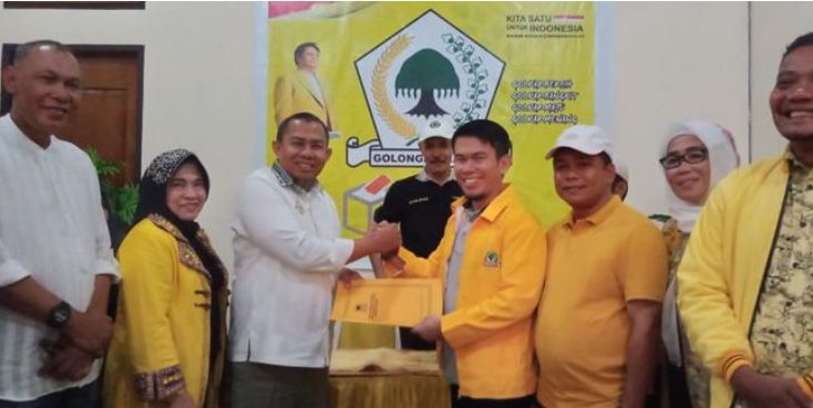 Ambil Formulir Penjaringan, Fasha Harapkan Dukungan Golkar