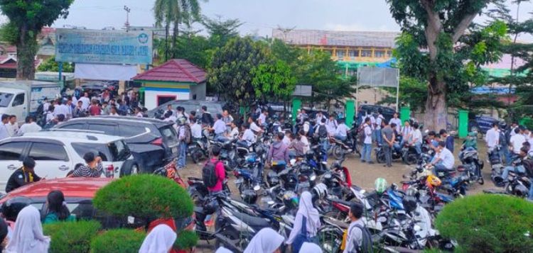 Diduga Urusan Percintaan, Siswa SMKN 1 Kota Jambi Tawuran Dengan SMKN 3