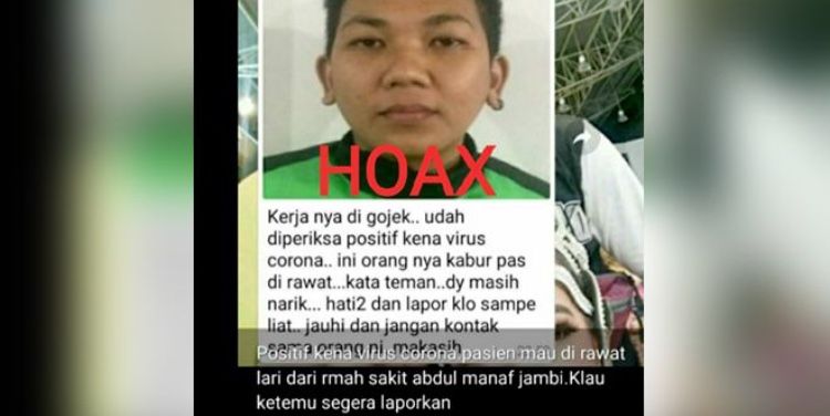 Jubir Corona Jambi: Berita Ojol Lari dari RS Abdul Manap Kota Jambi Hoax