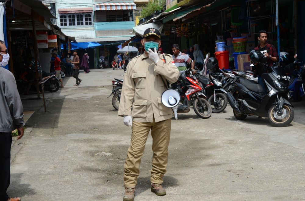 Aksi Nyata Lawan COVID-19, Fasha Langsung Pimpin Disinfeksi se-Kota Jambi