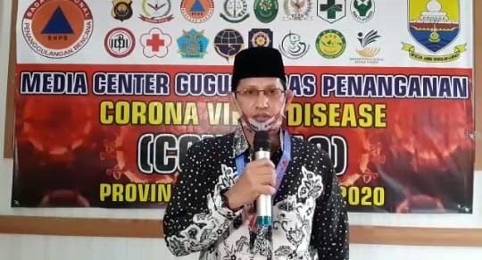 11 Positif Corona Bertambah di Provinsi Jambi, Johansyah : Benar, Nanti Data Selengkapnya