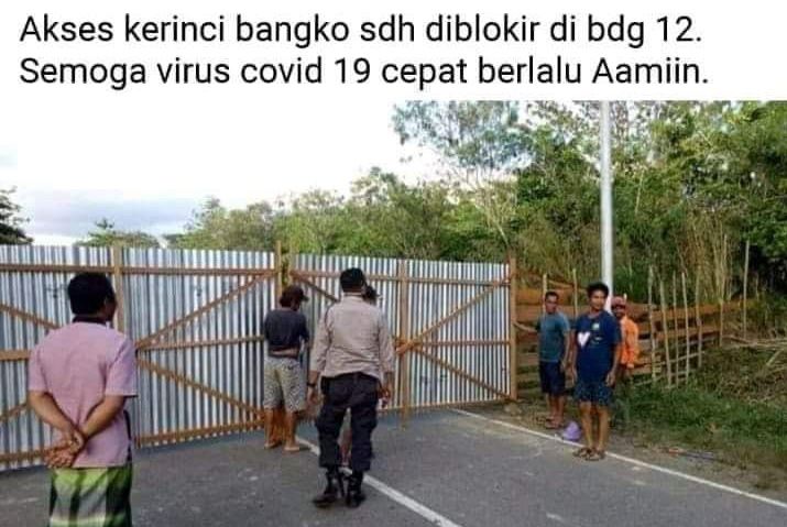 Photo Pemblokiran Jalur Bangko - Kerinci di Bedeng 12 Hoax