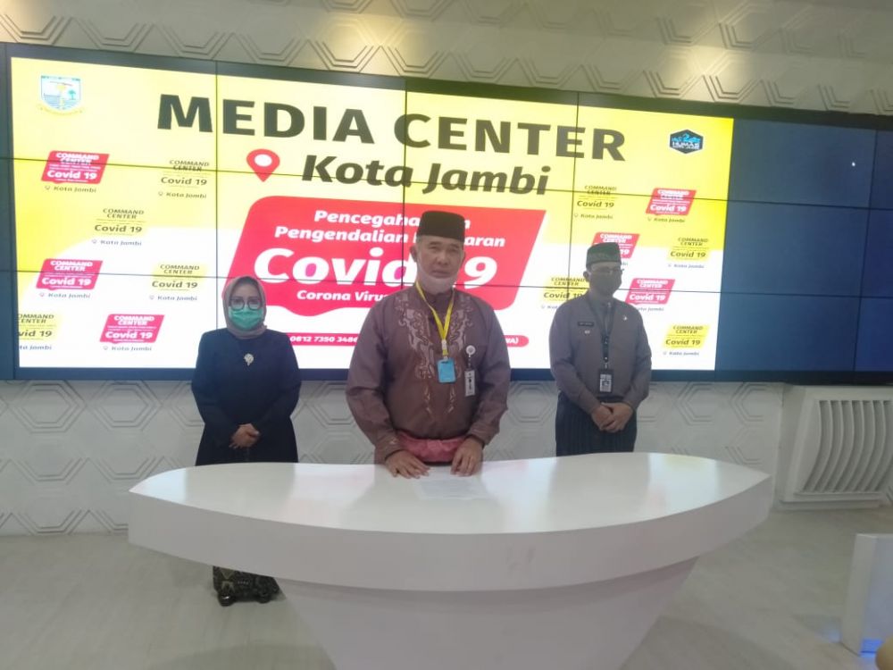 Kasus Positif Covid-19 Kota Jambi Bertambah 1 Orang, Klaster Baru Pedagang Pasar