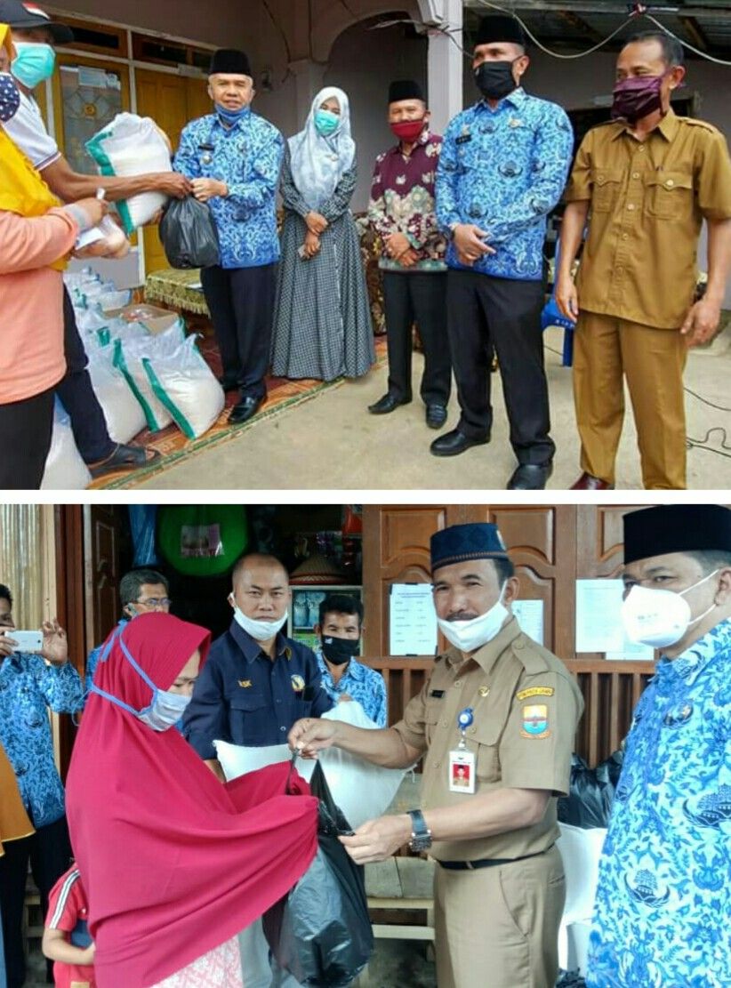 Pemkab Kerinci Resmi Salurkan Paket Sembako Untuk Masyarakat Terdampak Covid - 19