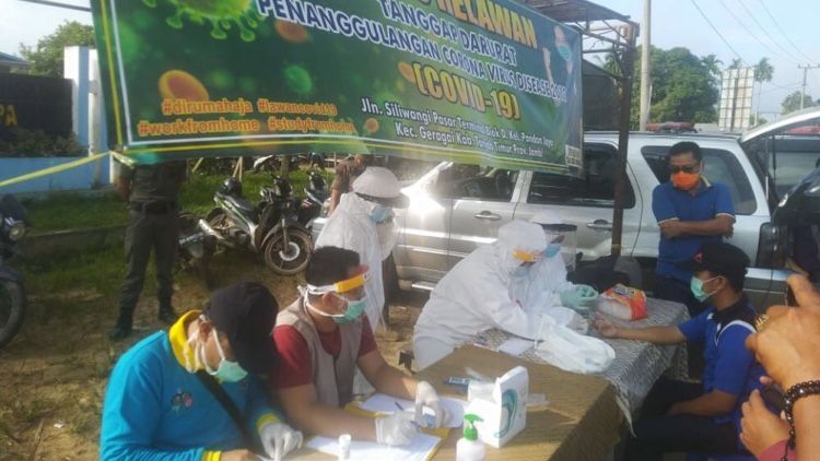 2 Pedagang yang Positif Rapid Test Akan Segera Diuji SWAB