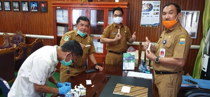 Pemkab Kerinci Lakukan Rapid Test Massal di 3 Titik, Alhamdulillah Hasilnya Semua Negatif Covid-19