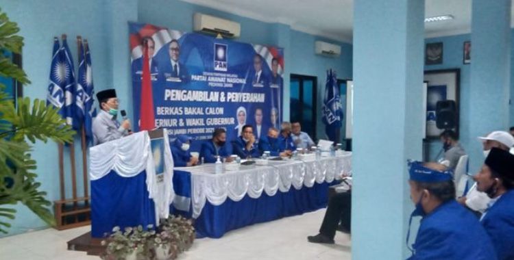 Di Hadapan Pengurus PAN Jambi, Fachrori Menangis Kenang Pilgub 2015