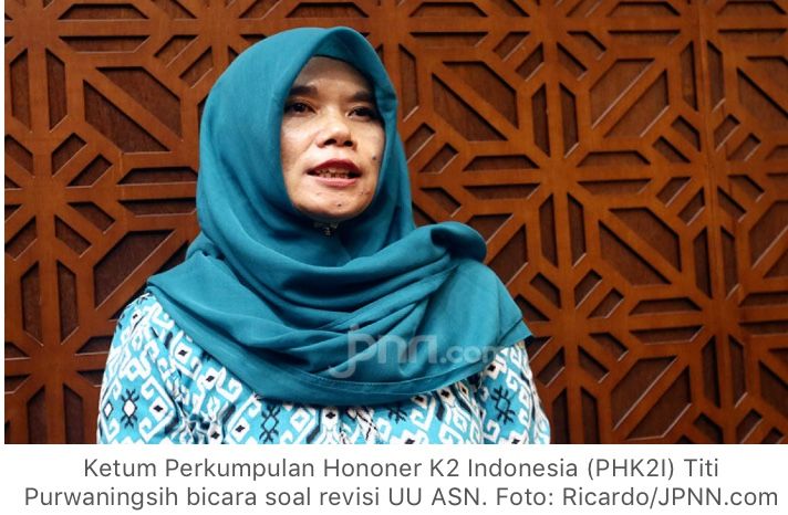 Berita Terbaru Revisi UU ASN, Ada Instruksi dari Bu Titi Honorer K2