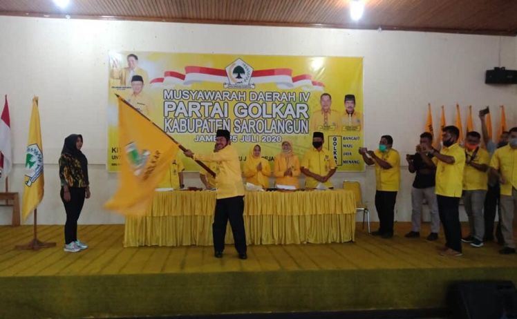 Resmi jadi Ketua DPD II Golkar Sarolangun, Tantowi Jauhari: Jabatan Ini Akan Saya Jalankan Semaksimal Mungkin