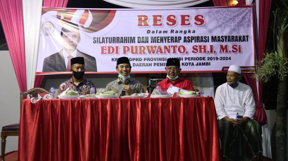 Edi Purwanto Serap Aspirasi Warga Jambi Timur